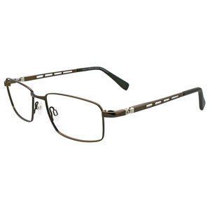 EASYCLIP EC371 Eyeglasses 010 Satin Golden Brown 55mm